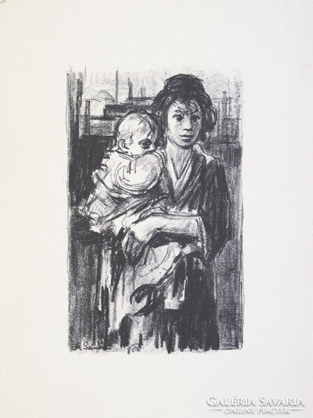 Sándor Ék (1902 - 1975) mother with child