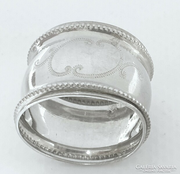 Silver (6 pieces) napkin rings