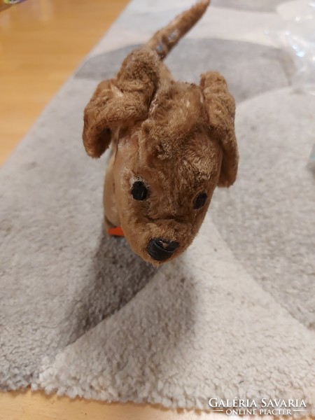 Approx. 30 centimeter old plush dog