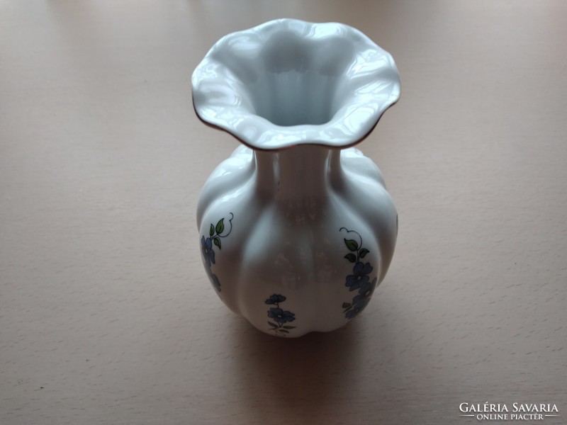15 Cm Zsolnay blue flower vase