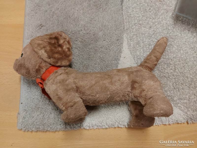 Approx. 30 centimeter old plush dog