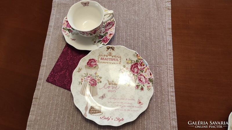 Romantic tea and cookie set! New!