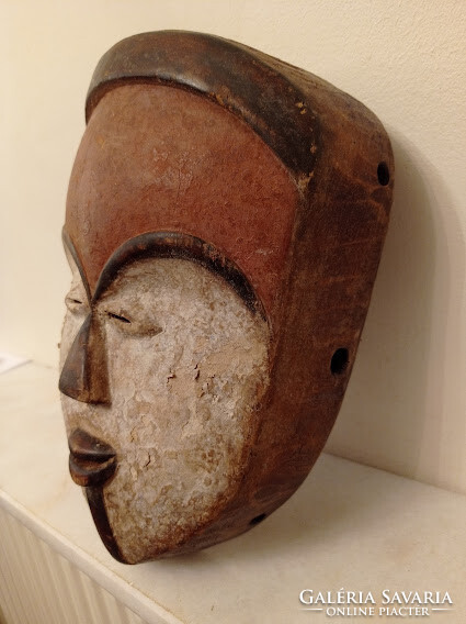African mask vuvi ethnic group mask antique africa congo 336 drum 35 4676