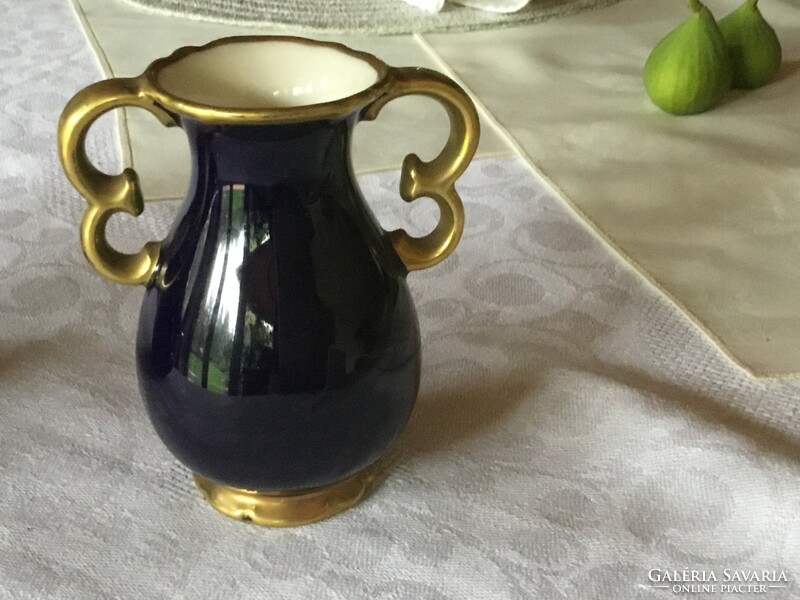 Cobalt small vase, 10.5 cm, German