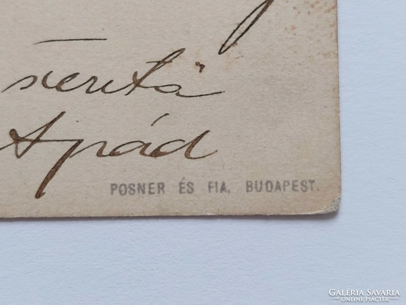 Régi képeslap Petőfi dalai sorozat Furcsa történet 1903 litográfia levelezőlap