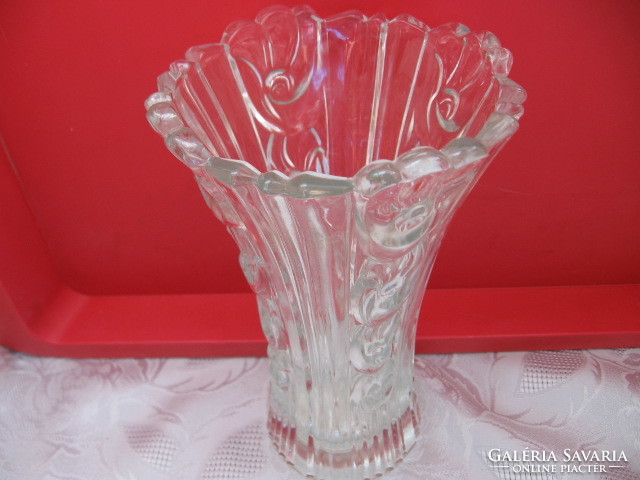 2 pcs elena borgonovo italy vintage retro crystal vase