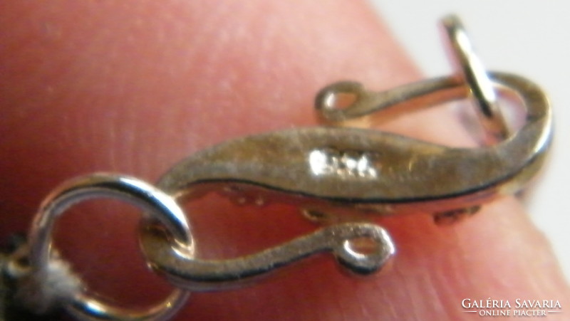 Turmalin nyaklánc,925-ös ezüst kapoccsal