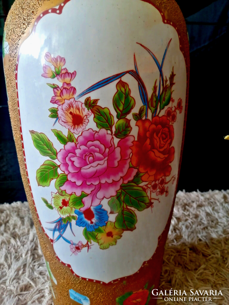 Large porcelain floor vase