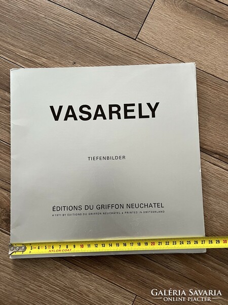 Victor Vasarely Tiefenbilder 3D optikai album 1971