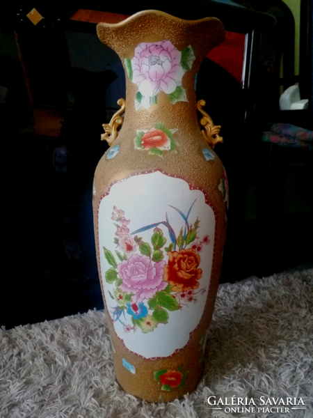 Large porcelain floor vase