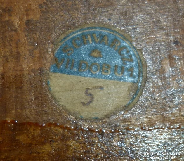 2 db. biedermeier szék / Schwarcz - Bp.