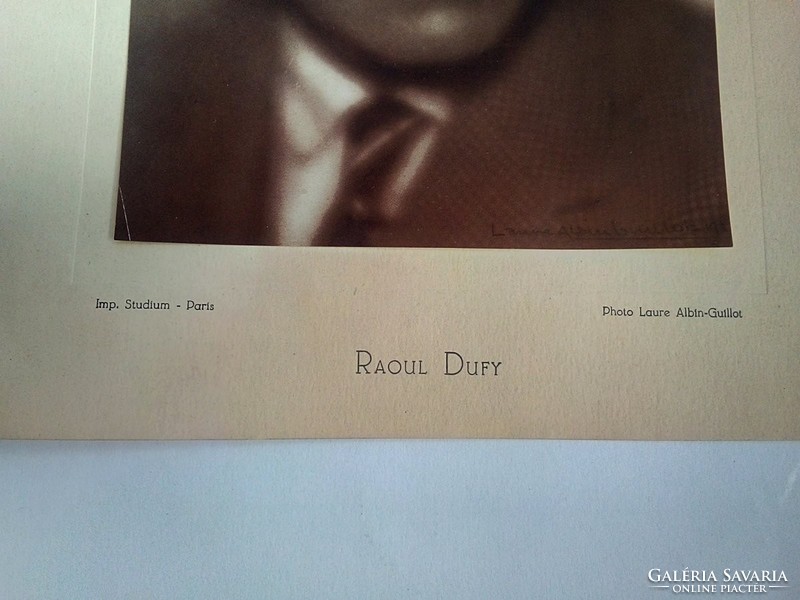 Laure Albin-Guillot: Raul Dufy portré, cca. 1930