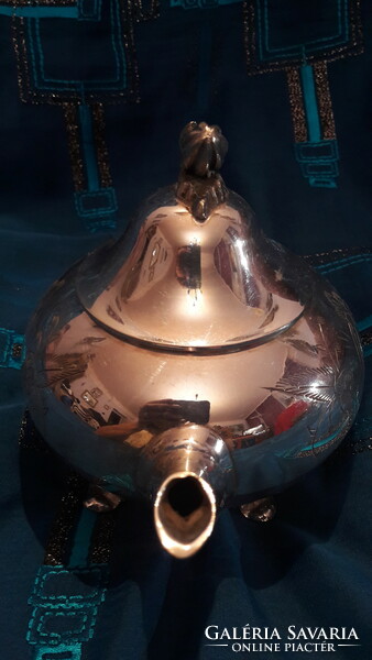 Silver-plated coffee pot, spout (m3156)