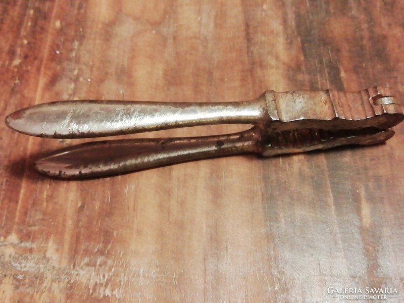 Old metal nutcracker, hazelnut breaker