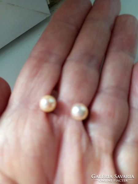 14K yellow gold cultured pearl fulbevalo