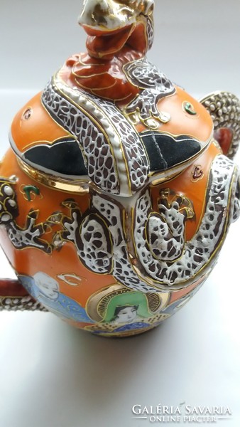 Satsuma japán porcelán teás