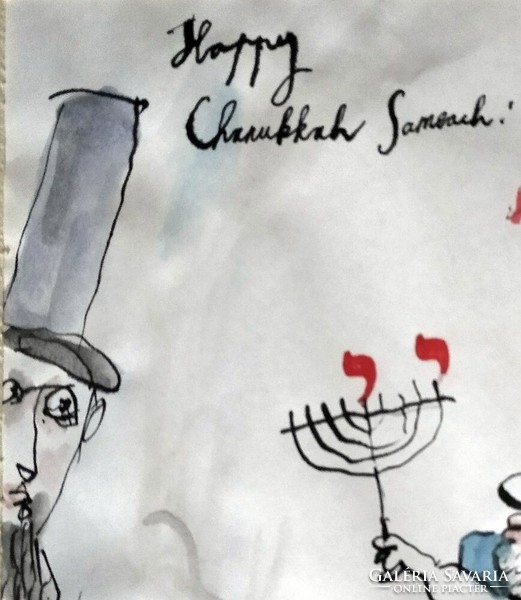 Für emil: happy Hanukkah lights! - Original graphics from 2021!
