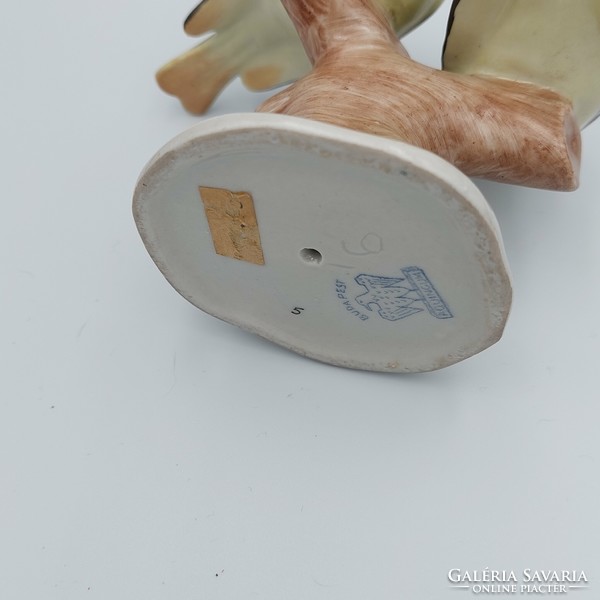 Aquincum porcelán madárpár figura
