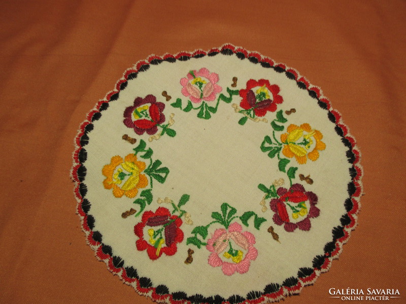 Small embroidered tablecloth