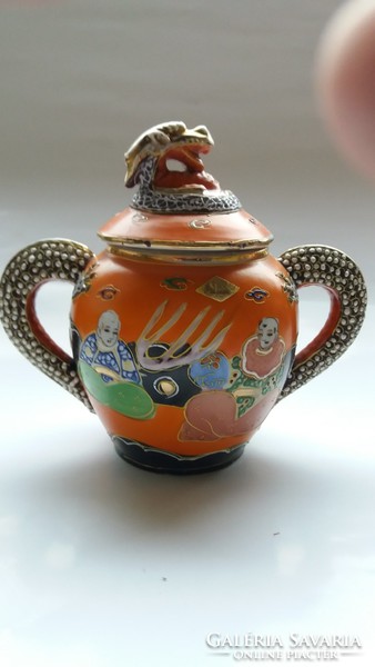 Satsuma japán porcelán teás