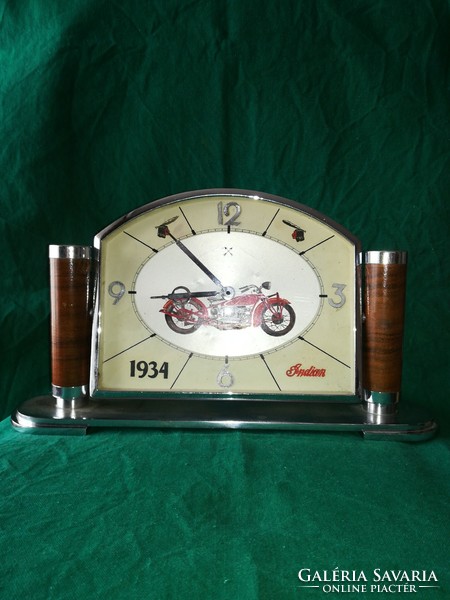 Art deco 1935 Indian table clock