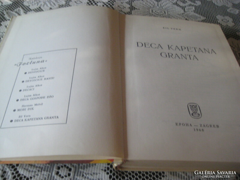 Verve Gyula "  Deca Kapetana  Granta  "  1968    200 oldal  , horvát nyelven