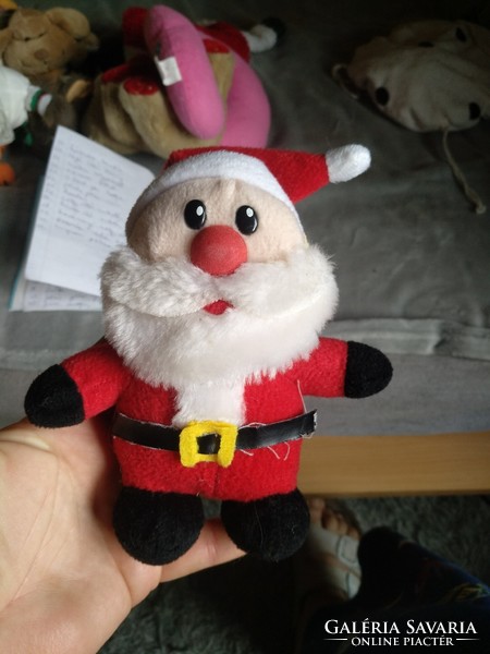Plush toy, standing Santa Claus, negotiable