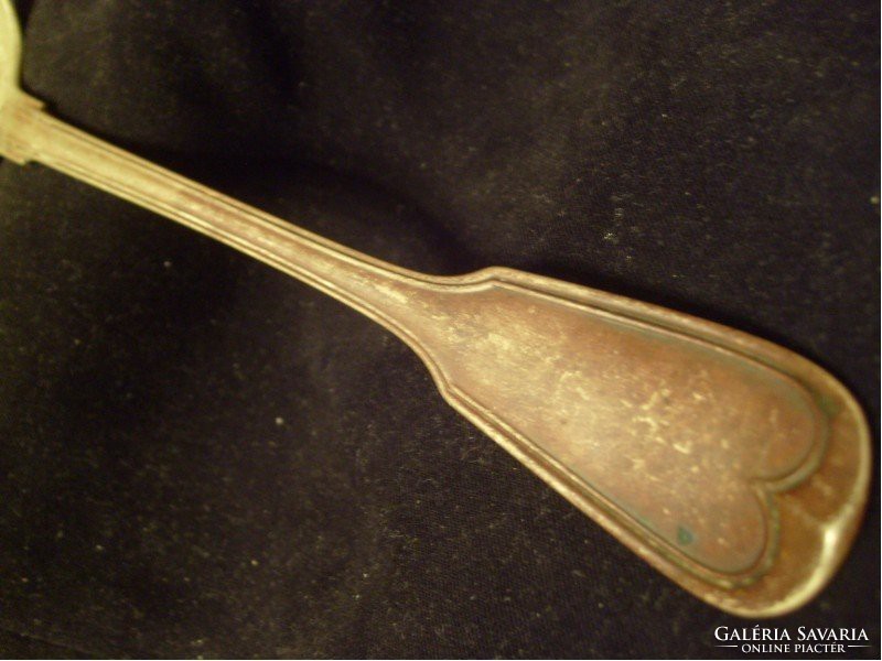 Antique Viennese sauce ladle marked with master mark