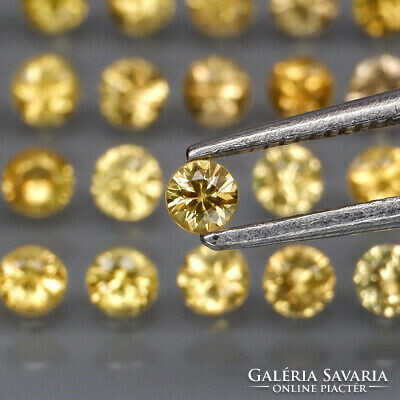 Natural African/Songea yellow sapphires 2.4 mm cut guaranteed!!!