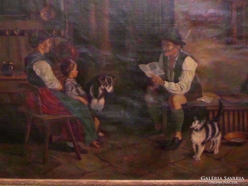 Antique German painting