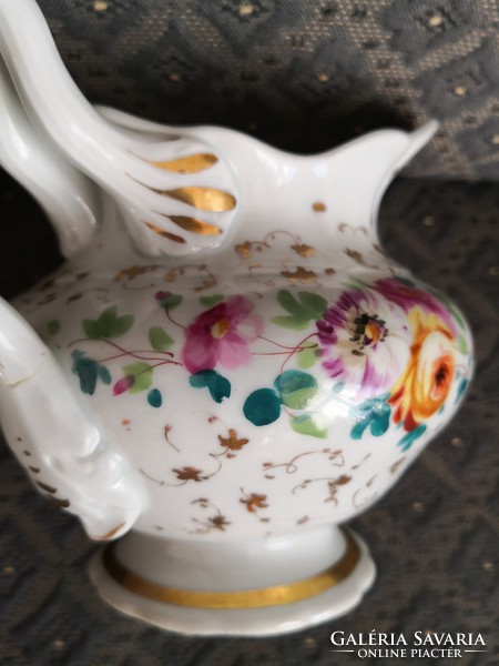Antik, Bieder Giesshübel porcelán kancsó, 1840-1846