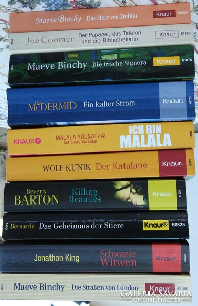 Német nyelvű regények darabáron KNAUR könyvkiadó