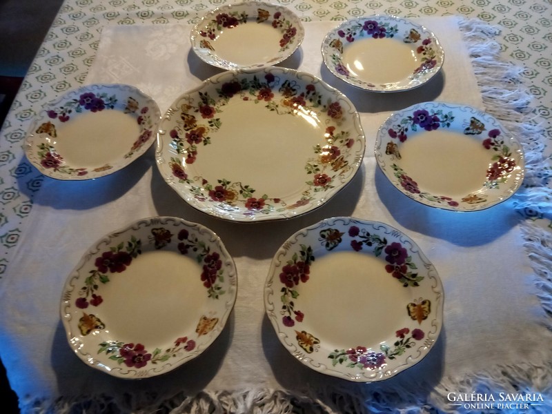 Zsolnay cheese set, never used