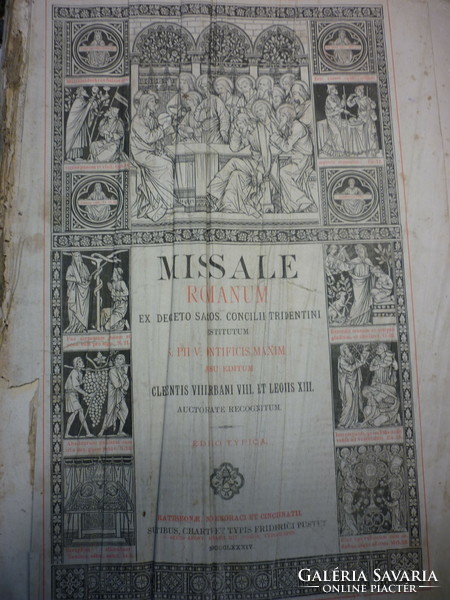 Missale Romanum 1884.