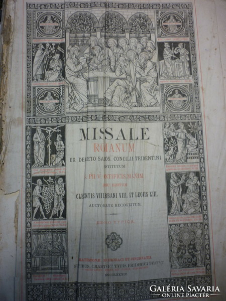 Missale Romanum 1884.