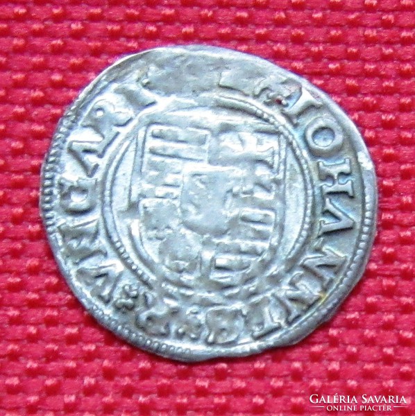 János Szapolyai / 1526-1540 / silver denarius 1527 hungry 699 / a c-m / cash register /