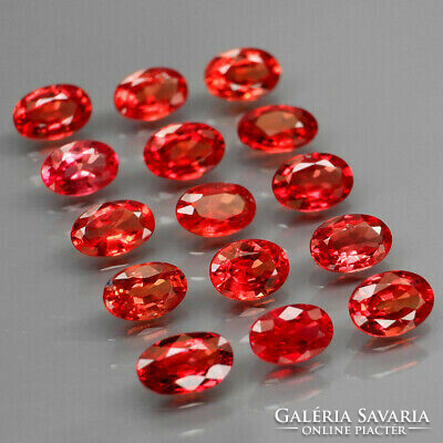 Genuine Vivid Red Padparadsha Sapphires 3x5mm Guaranteed! Africa/ Songea