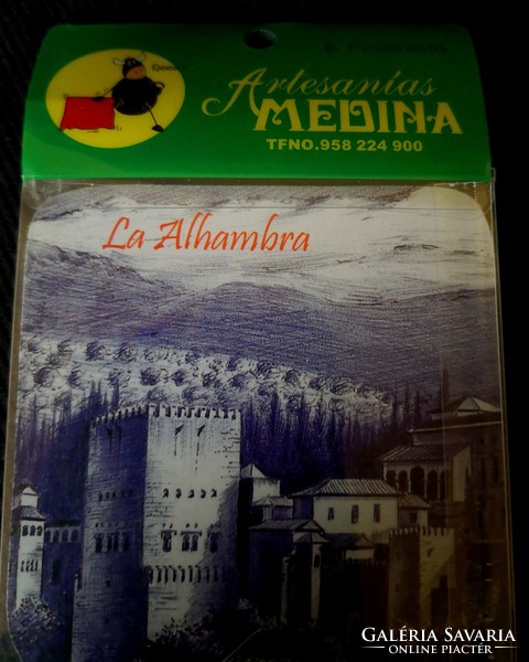 DT/153 - Granada – La Alhambra – Poháralátét szett