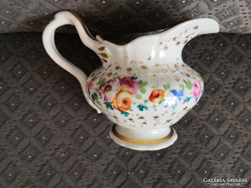 Antique, Bieder giesshübel porcelain jug, 1840-1846