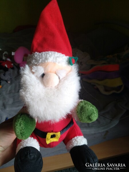 Plush toy, sitting Santa big, negotiable