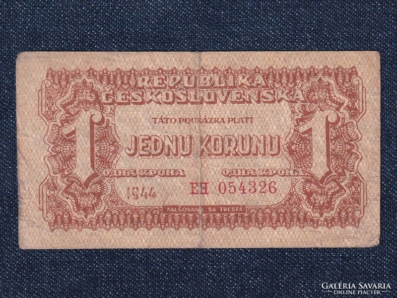 Csehszlovákia 1 Korona bankjegy 1944 (id63171)