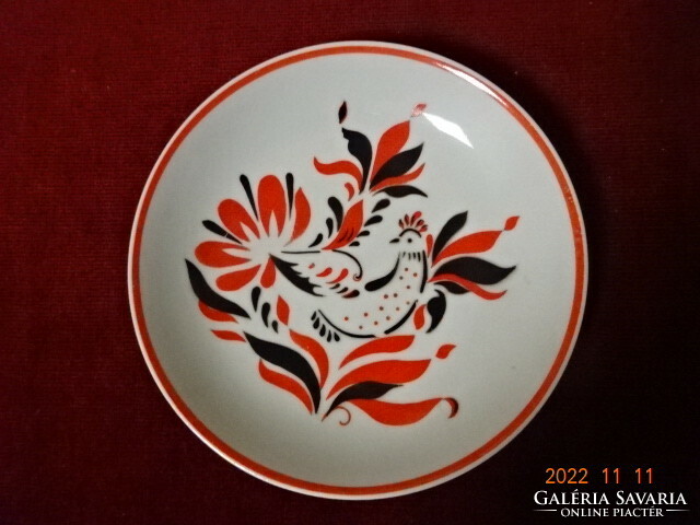Ravenclaw porcelain wall plate, with a rooster pattern, diameter 14.8 cm. He has! Jokai.