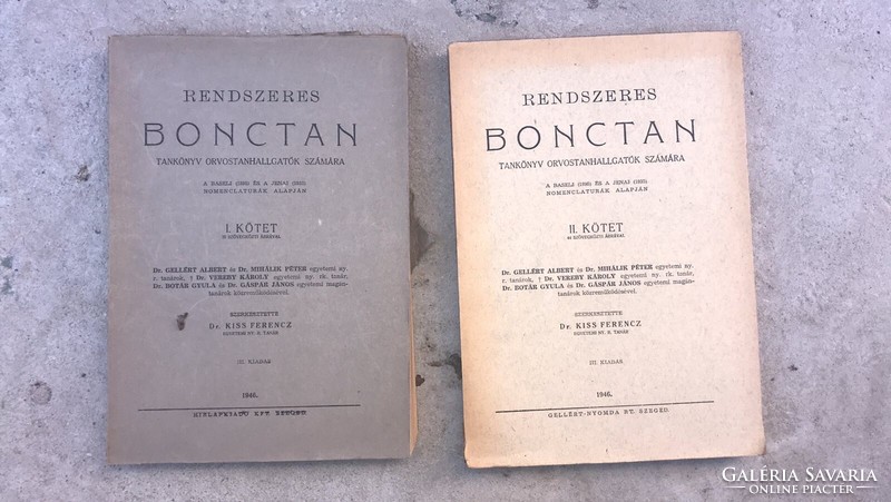 A Rendszeres Bonctan 1946 3.kiadás !!!