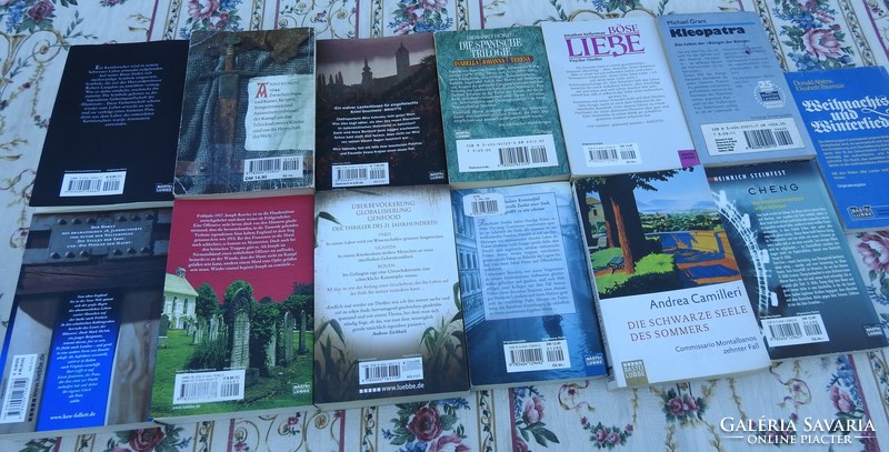 Német nyelvű regények darabáron BASTEI LÜBBE könyvkiadó - Ken Follett  Dan Brown ...