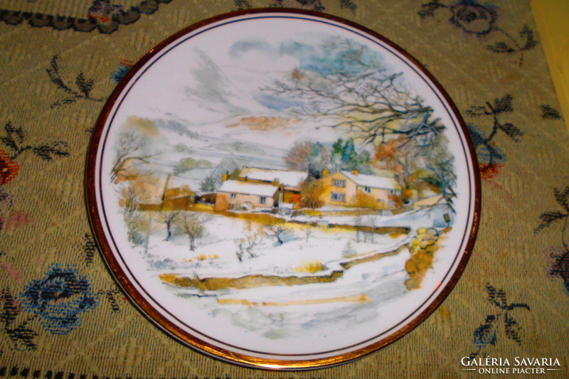 English porcelain decorative plate 21.5 cm