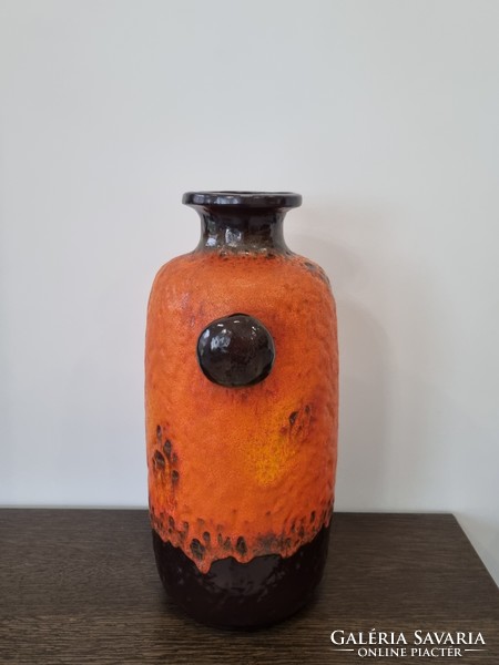 Carstens fat lava ceramic floor vase, very rare collector's item (1896-50)-52 cm