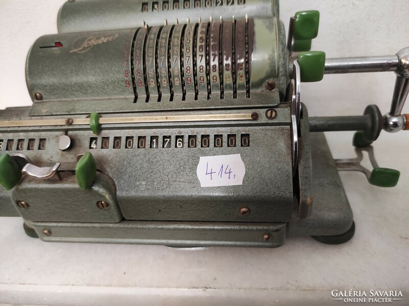 Antique calculator cash machine cash register for collection calculator cash register 414 6176