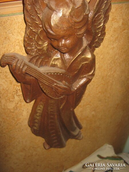 Handmade wax angel can be hung on the wall, large size