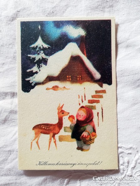 Solid winner: Christmas graphics. 1962, Postman 397.