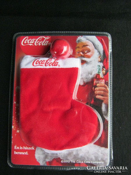 Coca-Cola Santa's Boots Keychain
